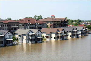 Hochwasser-Mississippi