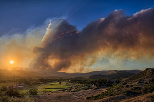 USA Feuersturm Waldbrand Artikel