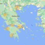Korfu-waldbraende-aktuell-heute-karte-griechenland feuer Euböa TUI FTI ITS Schauinsland Alltours Nisaki Loutses