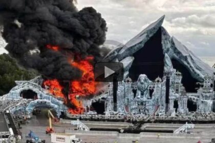 Tomorrowland Feuer Festival 2025 Bühne-Brand mainstage nicht abgesagt